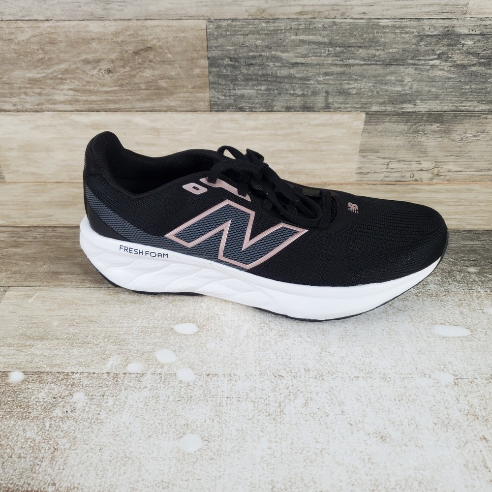 New Balance Fresh Foam 520 V9 Shoes Mens 9.5 Black White Mesh Sneakers